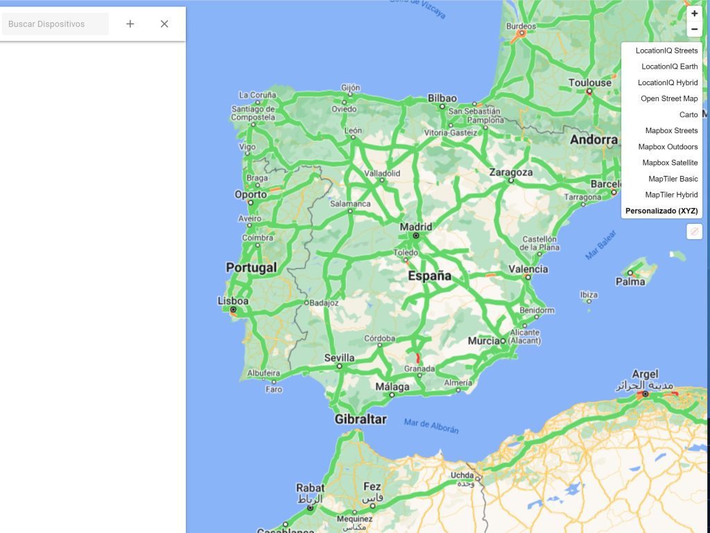 Editar archivo de configuración traccar.xml