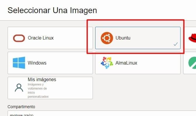 Selección de Ubuntu