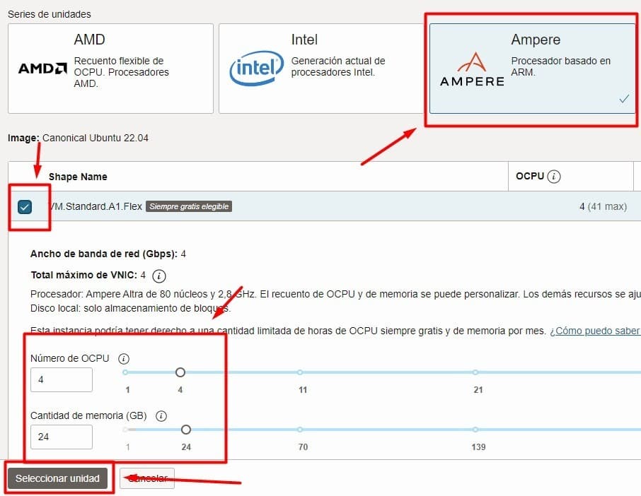 Configurar hardware VM