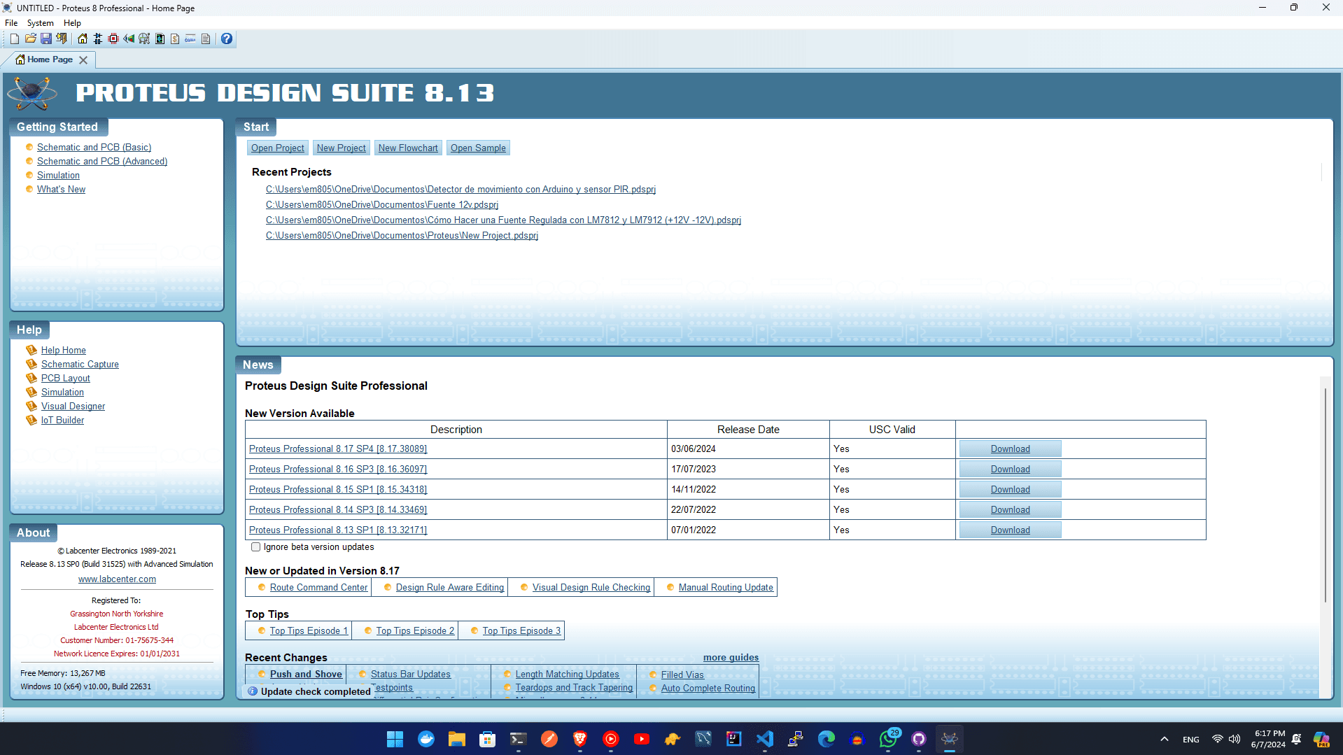 Descargar Proteus Imagen Home
