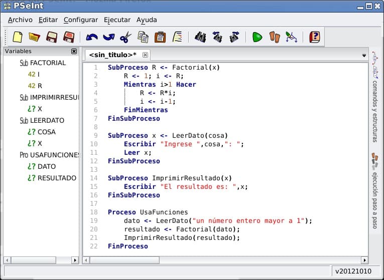 Descargar PseInt Imagen Home