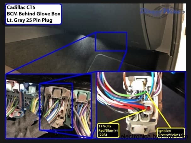 Paso 1: Corte a Ignición/ cable verde con Violeta 