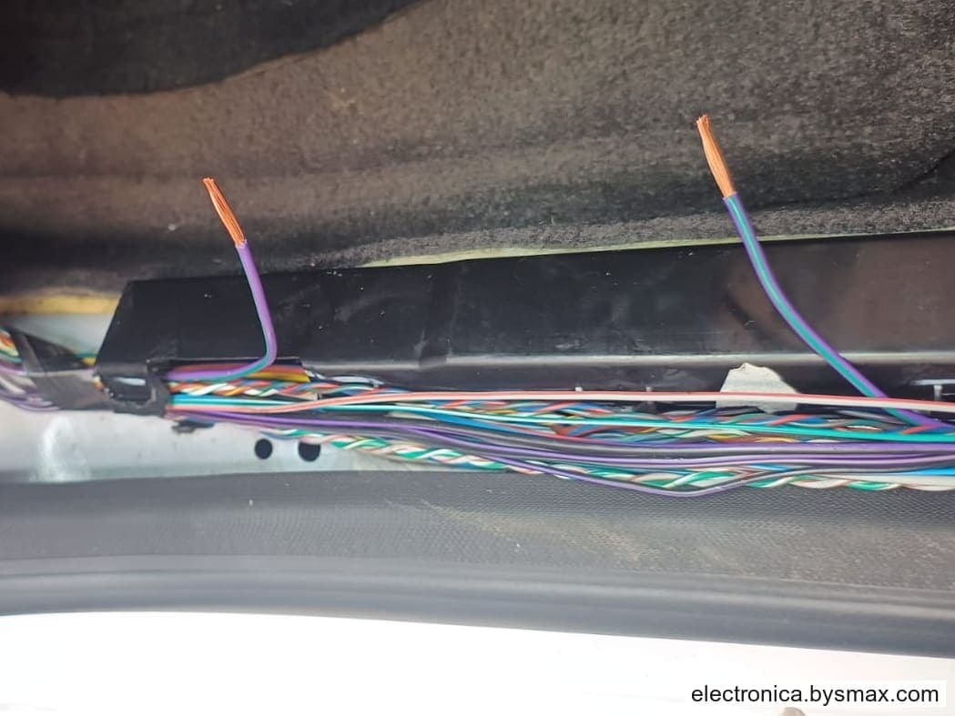 Paso 1: CORTE A LA BOMBA, ESTRIBO IZQUIERDO  ABLE MORADO C