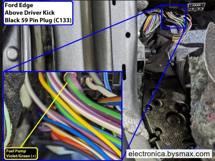 Paso 1: Corte a la bomba cable color violeta con verde 