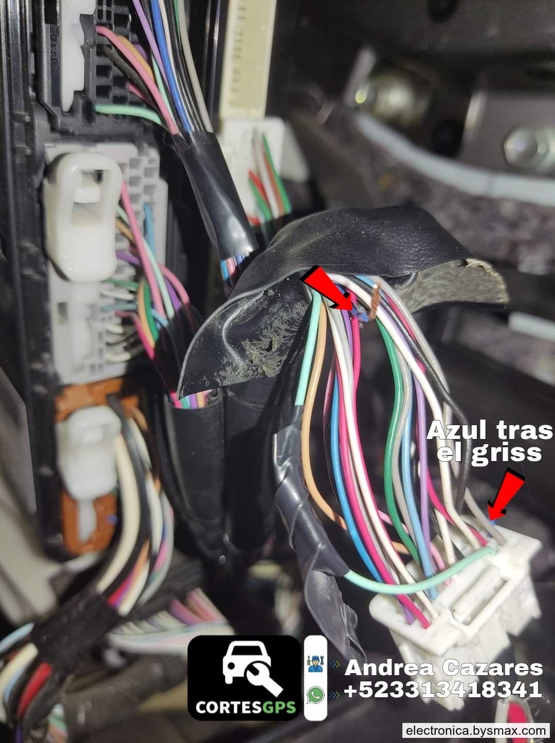 Paso 1: CORTE A IGNICIÓN, CABLE COLOR AZUL UBICADO EN UNO 
