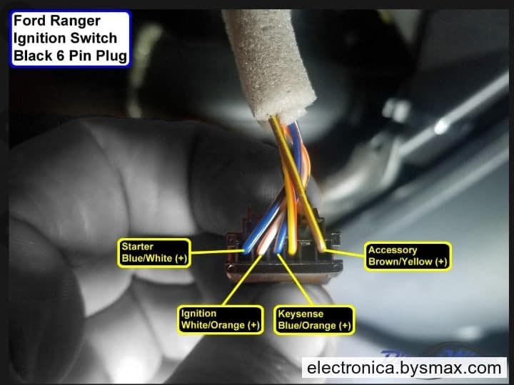Paso 1: Corte a Ignición cable color Blanco con Naranja 