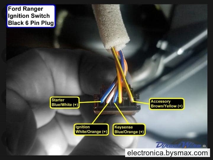 Paso 1: Corte a Ignición cable color Blanco con Naranja 