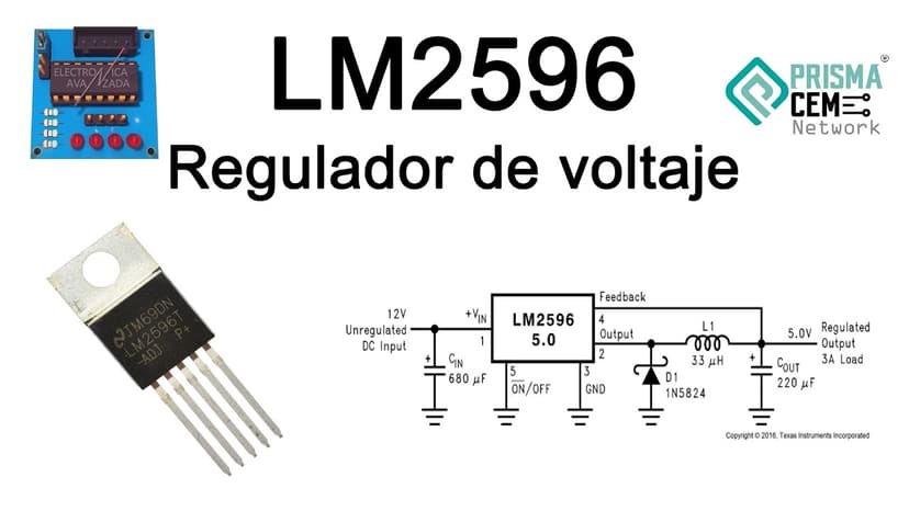 Datasheet Regulador LM2596 - LM2596