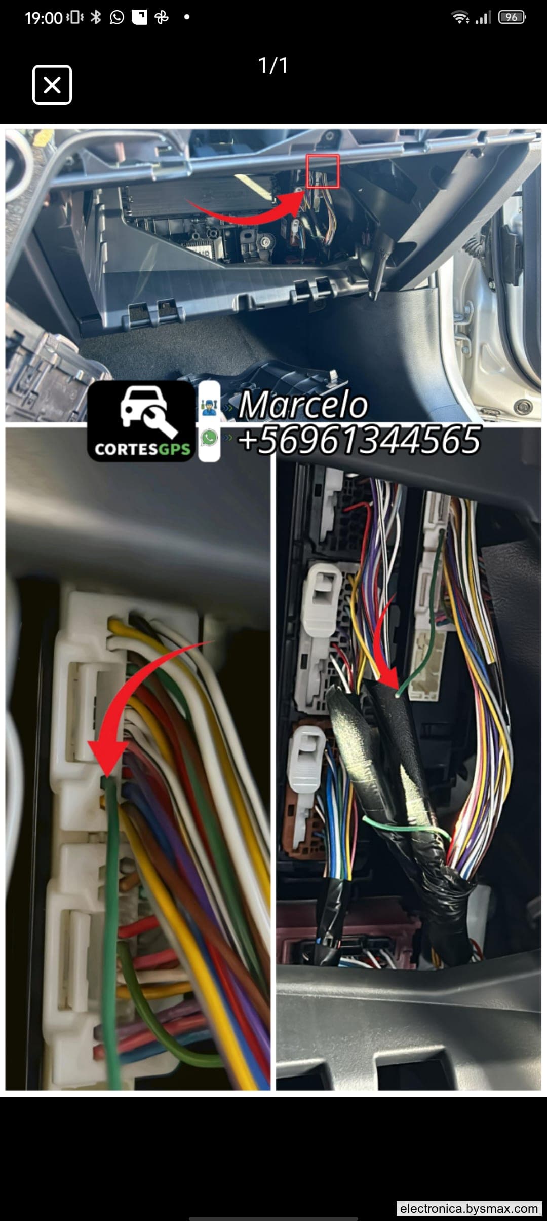 Paso 1: CORTE A LA BCM, CABLE COLO VERDE, CORTE UBICADO TR