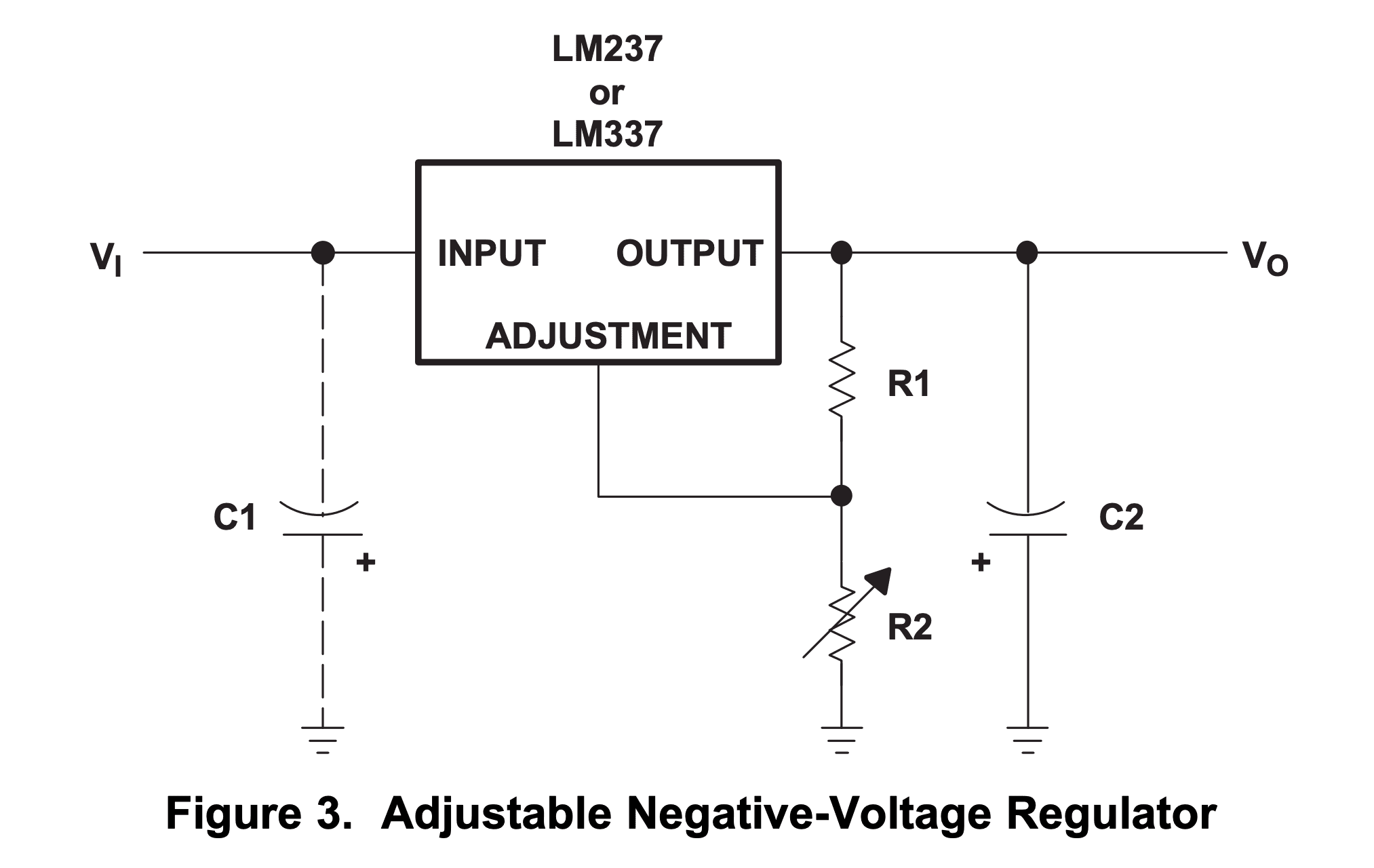 Adjustable Negative-Voltage Regulator