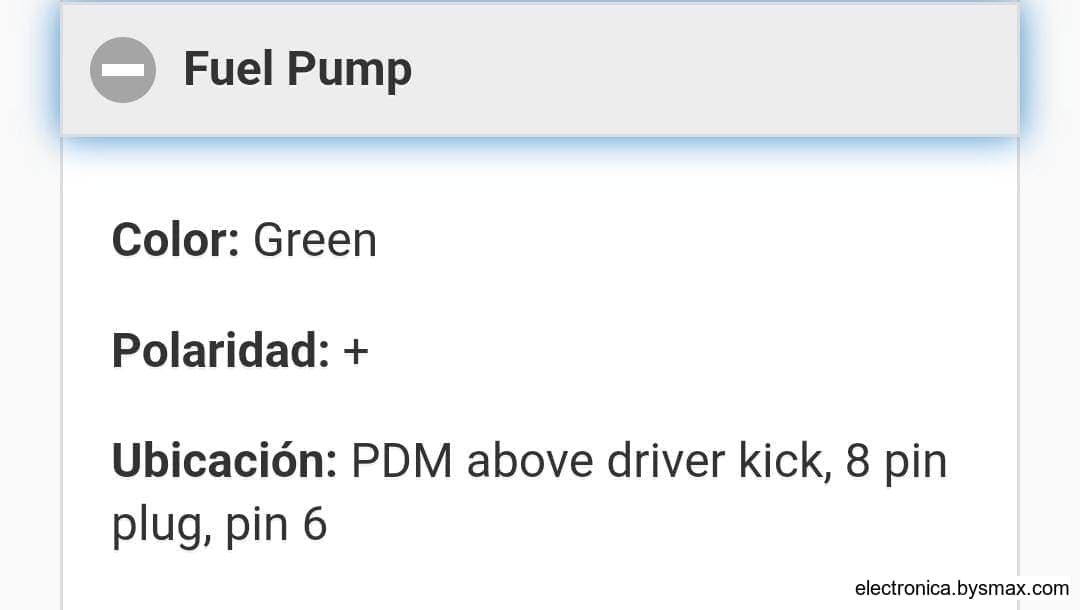 Paso 1: PDM above driver kick, 8 pin plug, pin 6