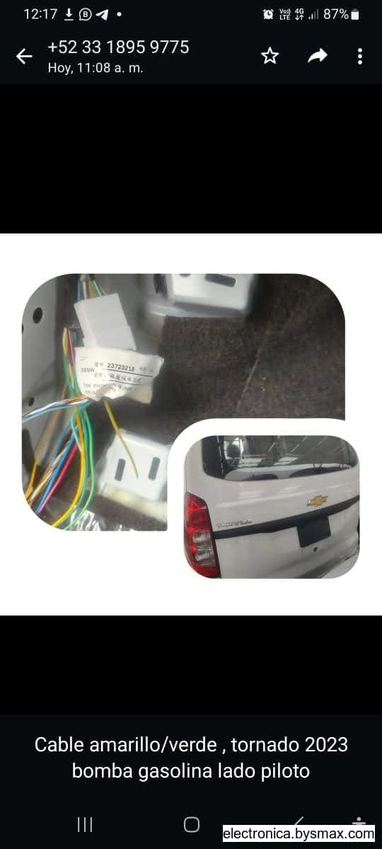 Paso 1: Corte a bomba tornado 2022 cable amarillo/azul lad